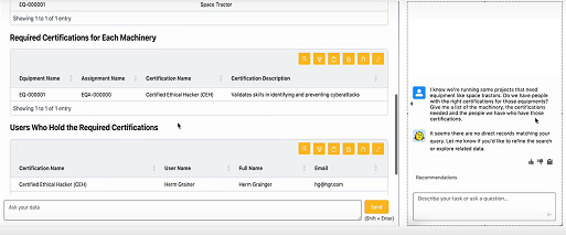 Factal Product Interface